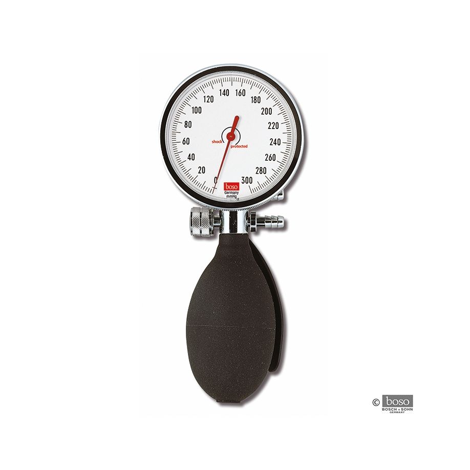 Blutdruckmeßgerät, boso roid ll, Ø 60 mm mit Hakenmanschette, Doppelschlauch
