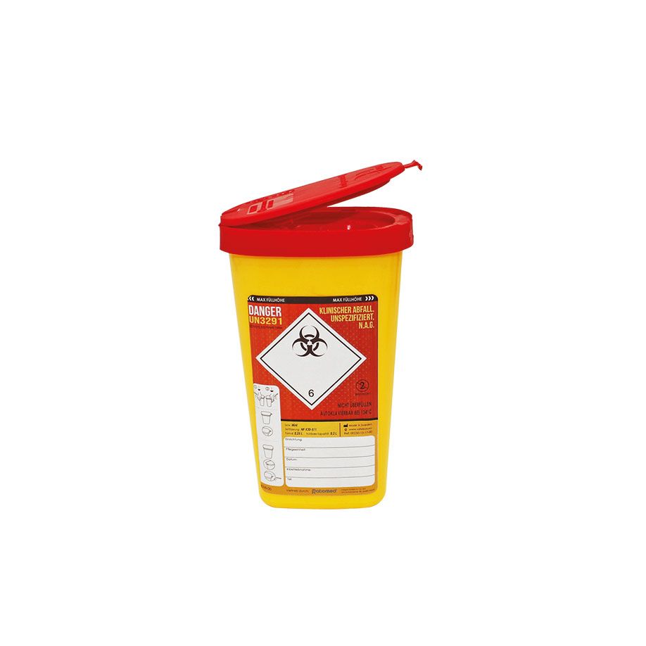 Kanülenabwurfbehälter ratiomed Safe-Box, 0,25 Ltr.