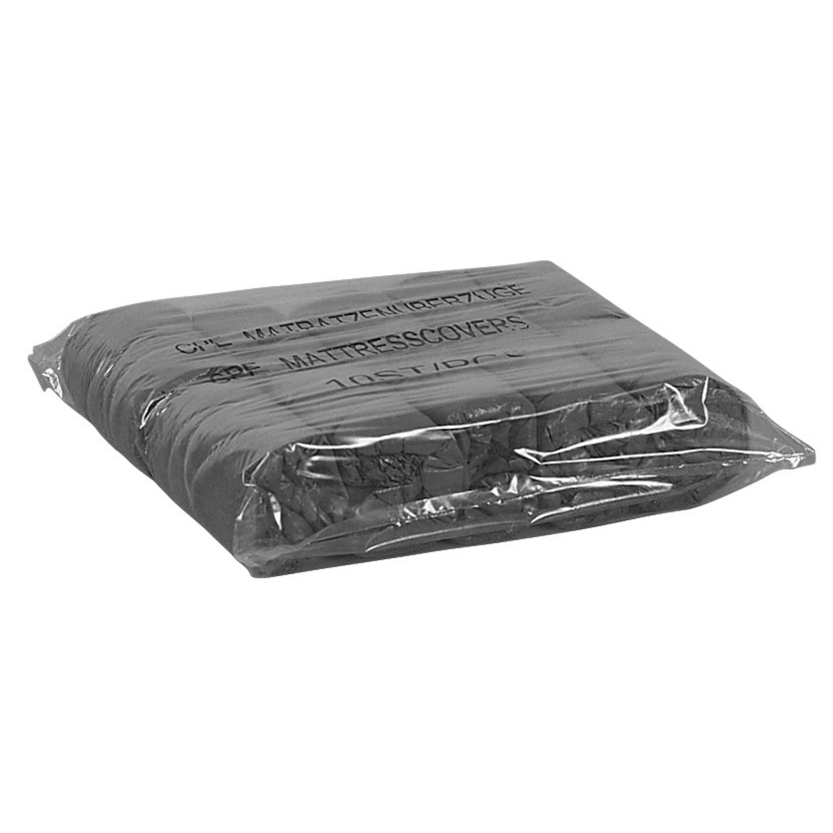 Unigloves Matratzenschonbezüge, schwarz, aus CPE, mit Gummizug, für Formate bis 210 x 90 x 20 cm, 100 Stück