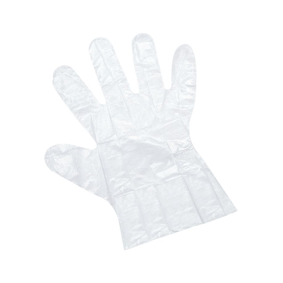 Poly-Handschuhe, gehämmert, Herrengrösse, 100 Stück