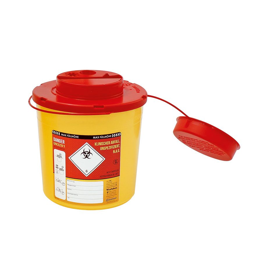 Kanülenabwurfbehälter ratiomed Safe-Box, 1,5 Ltr.