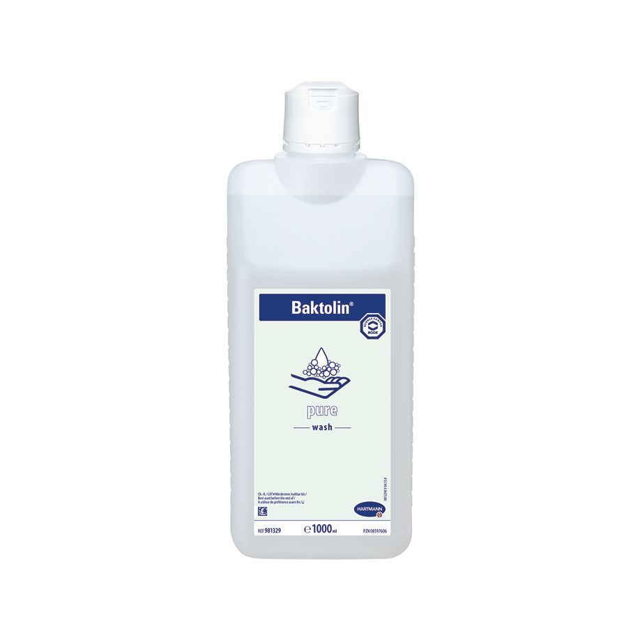 BODE Baktolin Pure, 1 Ltr., Waschlotion für die milde Reinigung, parfüm- und farbstofffrei