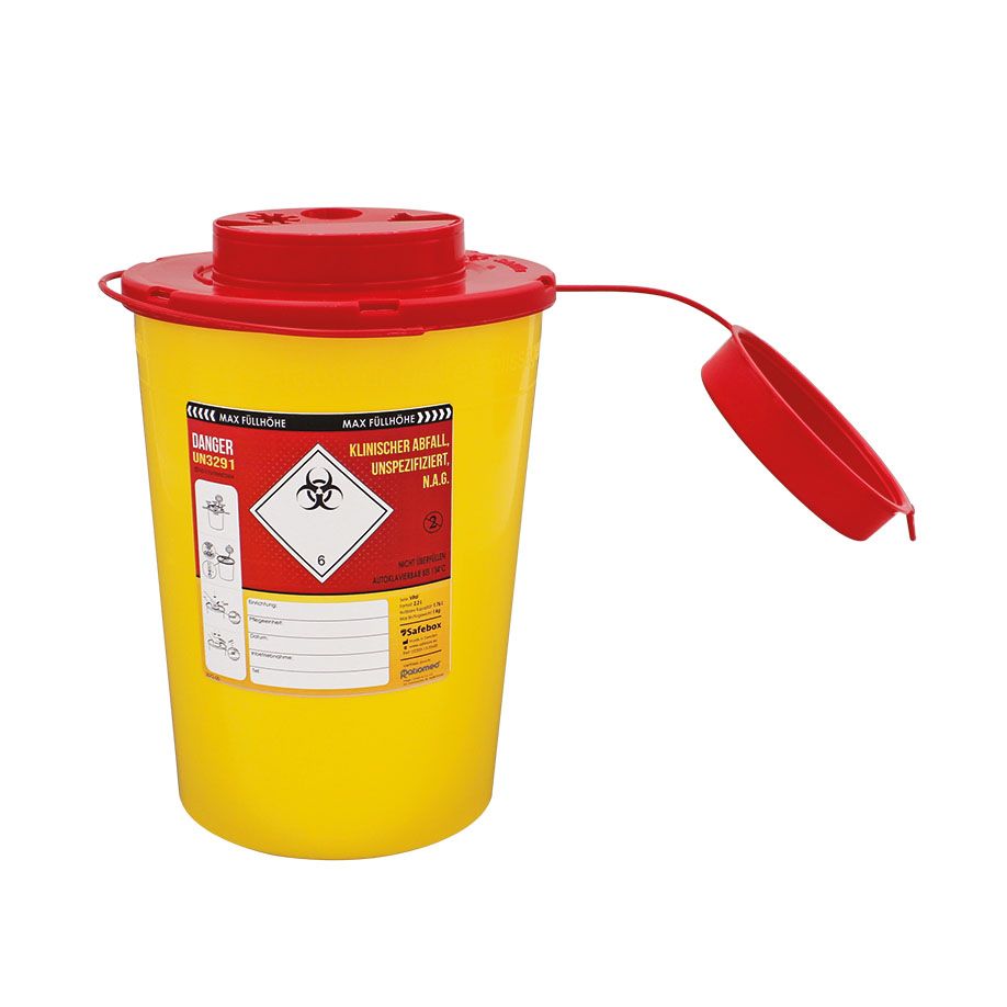 Kanülenabwurfbehälter ratiomed Safe-Box, 2,2 Ltr.
