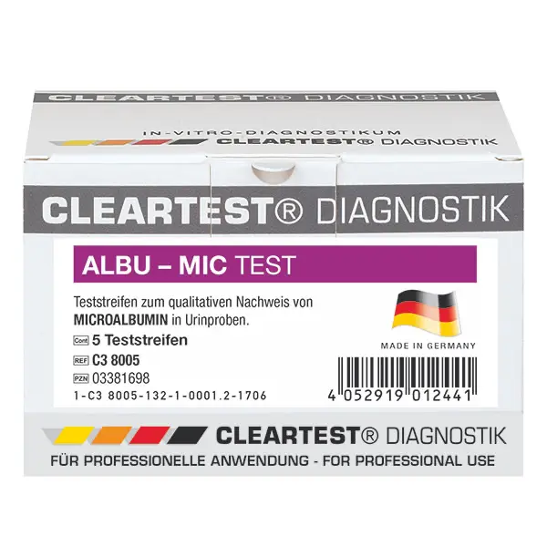 Cleartest Albu-Mic Test, 30 Stück