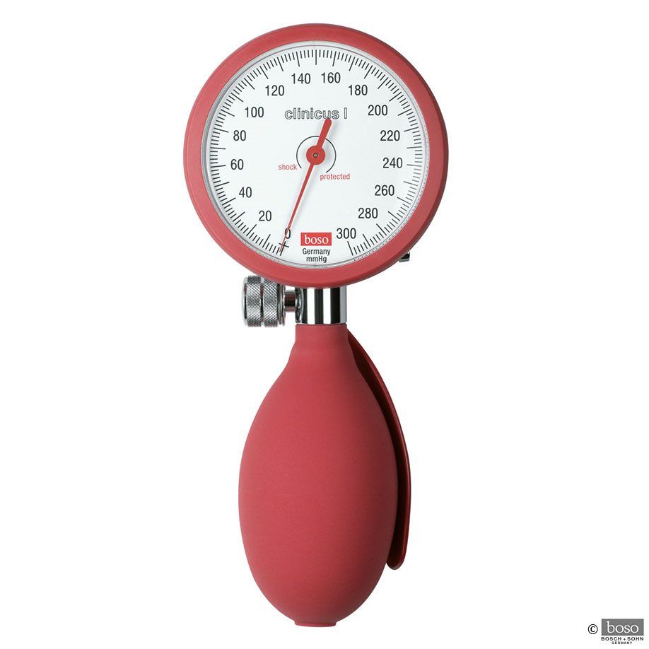 Blutdruckmeßgerät, boso-clinicus I, rot